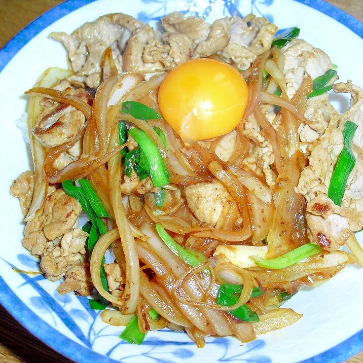 がっつり男子めし♪我が家の“豚焼肉丼”